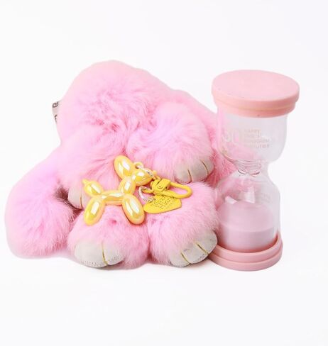 هلام بالون الكلب المفاتيح السائبة للنساء في سن المراهقة الفتيات حقيبة لطيفة سلسلة مفاتيح سحرية لحقيبة الظهر محفظة حقيبة يد حقيبة الكتب in Kuwait