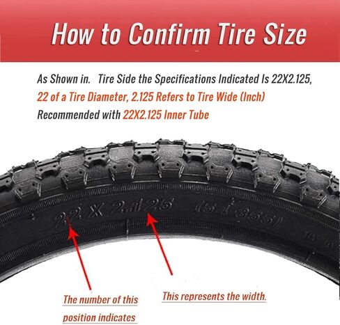 Replacement Bicycle Tire for Children Bike Kids BMX Bike Folding Bicycle Multiple Size Options 12/14/16/18/20/24X1.75 in Kuwait