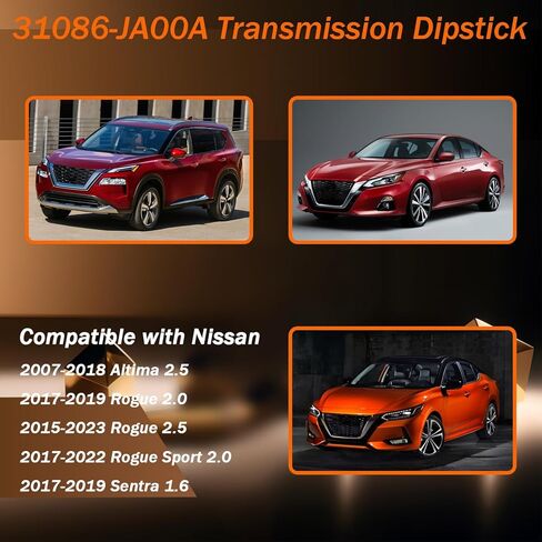 CVT Transmission Dipstick Oil Level Dipstick Compatible with Nissan Altima 2007-2018 Rogue 2.0 2017-2019 Rogue 2.5 2015-2023 Rogue Sport 2017-2022 Sentra 2017-2019 Replace 31086-JA00A, 31086-JA000 in Saudi Arabia