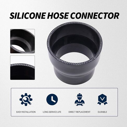 3 to 3.5 Inch Silicone Reducer Coupler Hose, 4-Ply Reinforced Turbo/Intercooler/Intake Piping ID 3″ to 3.5 (76-89mm) Compatible with 3"-3.5“ turbo inlet/outlets in Saudi Arabia