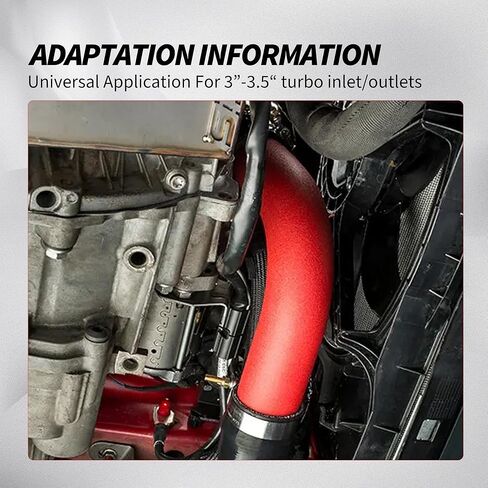 3 to 3.5 Inch Silicone Reducer Coupler Hose, 4-Ply Reinforced Turbo/Intercooler/Intake Piping ID 3″ to 3.5 (76-89mm) Compatible with 3"-3.5“ turbo inlet/outlets in Saudi Arabia