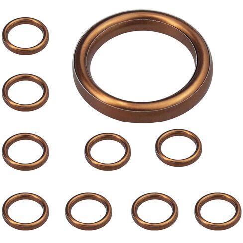 10 Pcs Pit Dirt Bike Exhaust Crush Gasket 32x24.5mm Aftermarket Replacement Parts Fit for 50cc 110cc 125cc 140cc 150cc 160cc Dirt Pit Bike Go Kart ATV Dune Buggy Motorcycle. in Saudi Arabia
