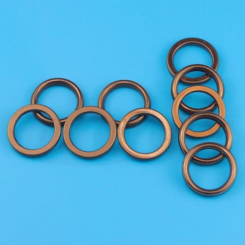 10 Pcs Pit Dirt Bike Exhaust Crush Gasket 32x24.5mm Aftermarket Replacement Parts Fit for 50cc 110cc 125cc 140cc 150cc 160cc Dirt Pit Bike Go Kart ATV Dune Buggy Motorcycle. in Saudi Arabia