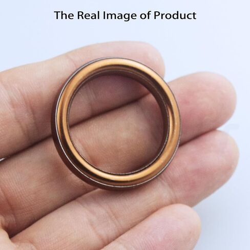 10 Pcs Pit Dirt Bike Exhaust Crush Gasket 32x24.5mm Aftermarket Replacement Parts Fit for 50cc 110cc 125cc 140cc 150cc 160cc Dirt Pit Bike Go Kart ATV Dune Buggy Motorcycle. in Saudi Arabia