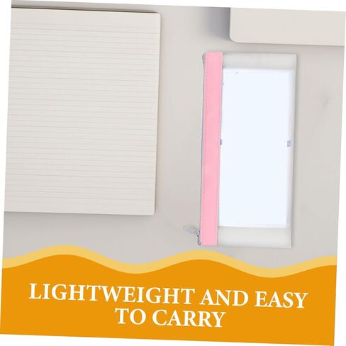 4Pcs Transparent Money Pouch Zippered Storage for Cash Checks Envelopes Versatile and Secure Bank Bag for Personal Business and Travel Use in Saudi Arabia