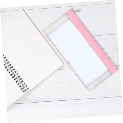 4Pcs Transparent Money Pouch Zippered Storage for Cash Checks Envelopes Versatile and Secure Bank Bag for Personal Business and Travel Use in Saudi Arabia