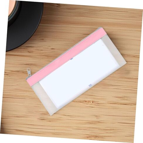 4Pcs Transparent Money Pouch Zippered Storage for Cash Checks Envelopes Versatile and Secure Bank Bag for Personal Business and Travel Use in Saudi Arabia