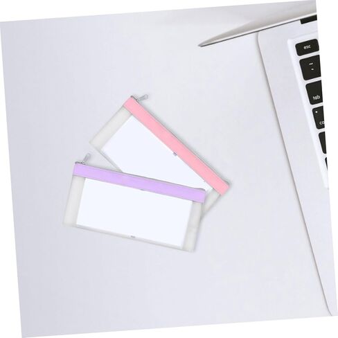 4Pcs Transparent Money Pouch Zippered Storage for Cash Checks Envelopes Versatile and Secure Bank Bag for Personal Business and Travel Use in Saudi Arabia