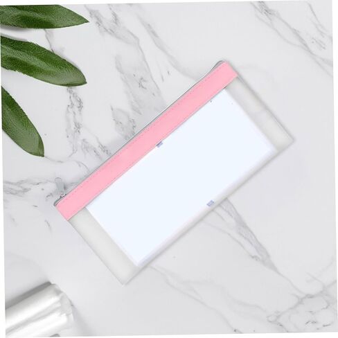 4Pcs Transparent Money Pouch Zippered Storage for Cash Checks Envelopes Versatile and Secure Bank Bag for Personal Business and Travel Use in Saudi Arabia