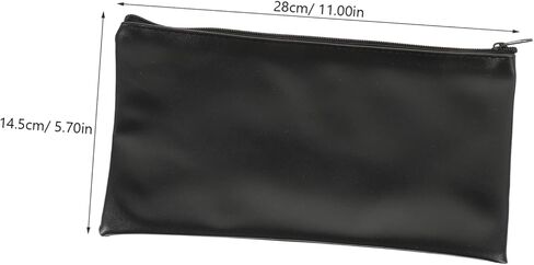 2Pcs Zippered Money Bag Portable Travel Pouch for Cash Cosmetics Toiletries Durable Multifunctional Storage in Saudi Arabia