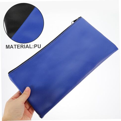 2Pcs Zippered Money Bag Portable Travel Pouch for Cash Cosmetics Toiletries Durable Multifunctional Storage in Saudi Arabia