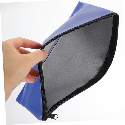 2Pcs Zippered Money Bag Portable Travel Pouch for Cash Cosmetics Toiletries Durable Multifunctional Storage in Saudi Arabia