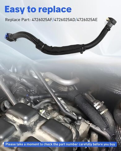 Fuel Supply Jumper Fit for Dodge Durango 2011-2026 Fit for Jeep Grand Cherokee 2011-2022, Replace 4726025AF 4726025AD 4726025AE in Saudi Arabia