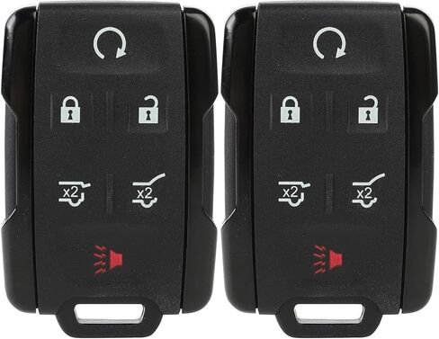 2 Pack 6 buttons Remote Control Car Key Fob 2016-2019 Fit for Chevrolet Suburban 3500 HD 6.0L M3N32337100 in Saudi Arabia