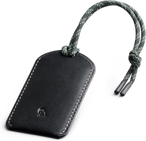 علامة الأمتعة Bellroy (علامة الأمتعة الجلدية مع بطاقة إدخال قابلة للتخصيص وبنية متينة) - أسود in Saudi Arabia