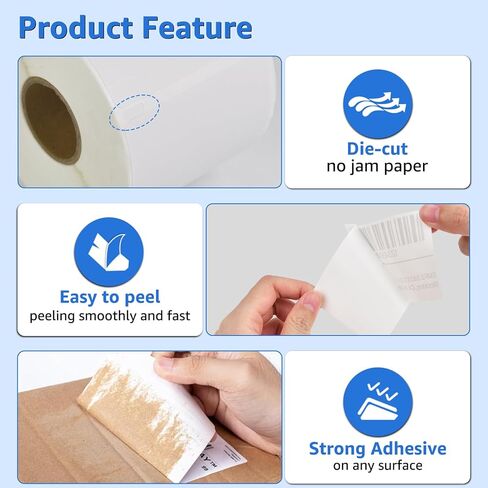 Cruxer 1 Roll Compatible for DYMO 30256 A30256 2-5/16" x 4"(59mm x 104mm) Shipping Labels Perforated 300 Labels per roll, Replacement for DYMO Label Writer 450, 450 Twin Turbo, 4XL, 450 Turbo in Saudi Arabia
