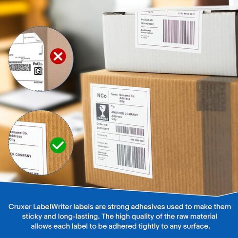 Cruxer 1 Roll Compatible for DYMO 30256 A30256 2-5/16" x 4"(59mm x 104mm) Shipping Labels Perforated 300 Labels per roll, Replacement for DYMO Label Writer 450, 450 Twin Turbo, 4XL, 450 Turbo in Saudi Arabia