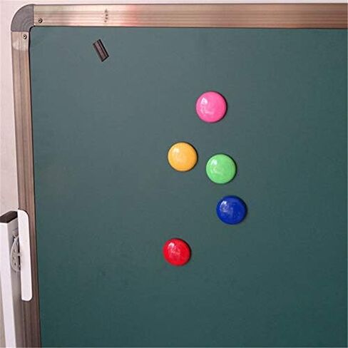 80 Pack Round Plastic Covered Magnetic Buttons,20 mm Notice Board Planning Magnets for Home Schools Offices in Saudi Arabia