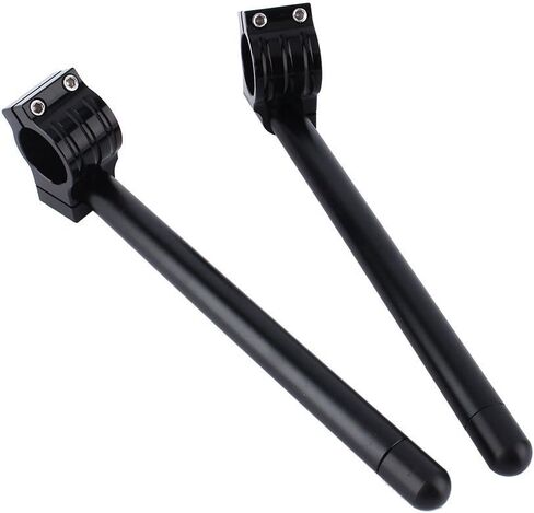 Separate Handle Bar, 1Pair Universal 41mm Motorcycle CNC Separate Handle Bar Adjustable Clip on Handlebar for 41mm Forks in Kuwait