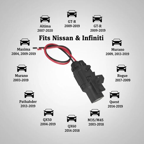 مستشعر درجة حرارة الهواء المحيط مع حزام سلكي مناسب لنيسان ألتيما ماكسيما مورانو روج باثفايندر إنفينيتي QX50 Q50 QX60 استبدال 27722-3VA0A مستشعر درجة حرارة البيئة الخارجية in Kuwait