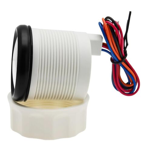 Custom 190-0ohm 52mm Car Boat Fuel Level Gauge Water Level Meter with 7 Colors LED for Fuel Level Sender Unit Water Level Sensor(400mm 190-0ohm) in Saudi Arabia