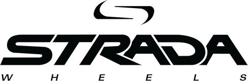 عجلة STRADA PERFETTO المخصصة - 20x8.5، 35 إزاحة، نمط مسمار 5x114.3، محور 72.6 مم - أسود لامع مع حافة لمسات مطحونة باللون الأحمر الحلوى in Kuwait