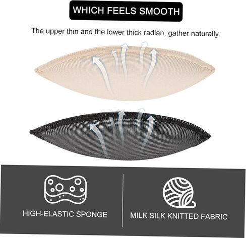 5pairs Push Up Pads Sponge Inserts Cushion for Women Non-slip Liner for Bikinis and Swimsuits Random Colors in Saudi Arabia
