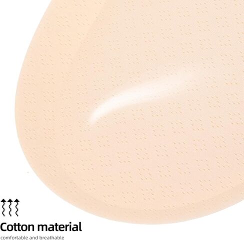 BESPORTBLE Cotton Sports Bra Inserts Pads Removable Cup Bra Padding for Women 2PCS Thick Breast Pads for Activewear Yoga and Fitness in Saudi Arabia