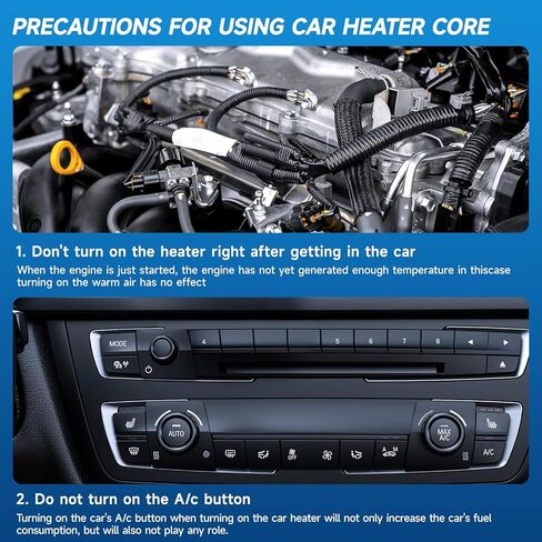 94575 HVAC Heater Core Replacement Compatible With Ford Bronco,F-100,F-150,F-250,F-350,Falcon,Falcon Sedan Delivery,Mustang, and Mercury Comet,Cougar. in Saudi Arabia