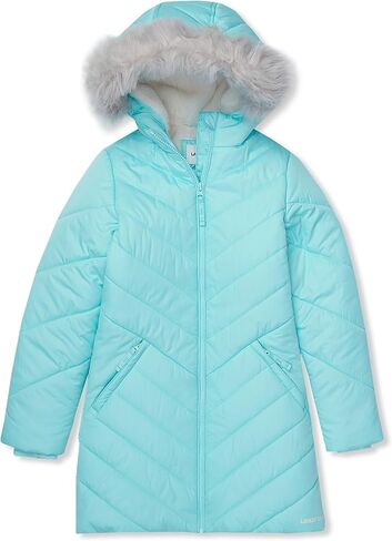 Lands' End Girls Water Resistant Velour Parka in Saudi Arabia