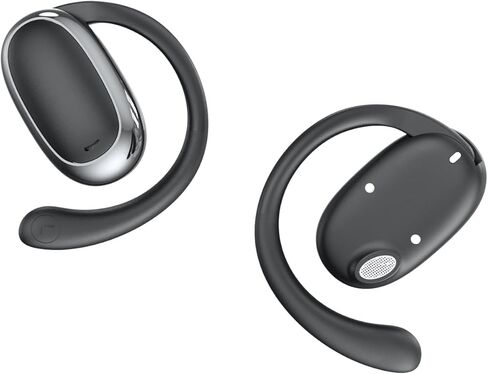 سماعات أذن للترجمة في الوقت الحقيقي 156 لغة، وقت تشغيل 60 ساعة، تحكم في تطبيق AI، سماعات أذن مفتوحة للترجمة بلوتوث 8 في 1، Audiofonos Traductores Inglés Español لتعلم الأعمال أثناء السفر، أسود in Kuwait