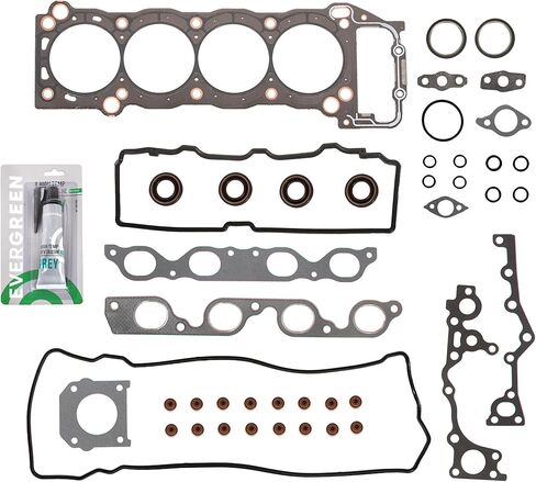 Evergreen SA-9761227868-6 Full Gasket Set Bearings Rings Compatible With/For 90-97 Toyota Previa 2TZFE 2TZFZE in Saudi Arabia