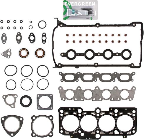 Evergreen SA-3129800868-2 Full Gasket Set Bearings Rings Compatible With/For 97-06 Audi Volkswagen Turbo 1.8L DOHC in Saudi Arabia