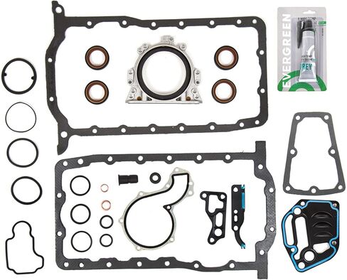 Evergreen SA-3129800868-2 Full Gasket Set Bearings Rings Compatible With/For 97-06 Audi Volkswagen Turbo 1.8L DOHC in Saudi Arabia