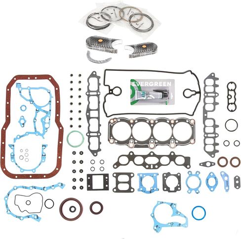 Evergreen SA-5494198915-7 Full Gasket Set Bearings Rings Compatible With/For 91-95 Toyota Celica MR2 Turbo 2.0 DOHC 3SGTE in Saudi Arabia