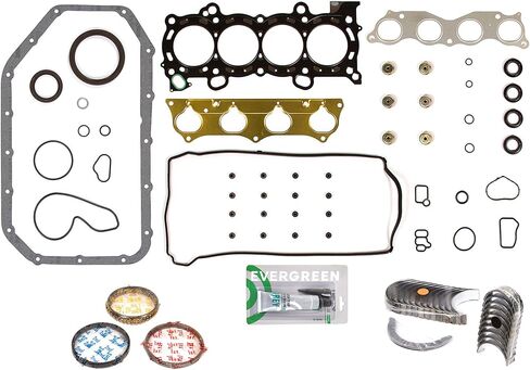Evergreen SA-9761228490-3 مجموعة حشية كاملة حلقات محامل متوافقة مع/لـ Acura RSX Type-S iVTEC 2.0L K20A2 DOHC in Kuwait