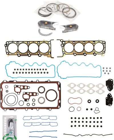 Evergreen SA-5494198021-7 مجموعة حشية كاملة محامل حلقات متوافقة مع/لـ 09-10 فورد موستانج 4.6L SOHC 24V in Kuwait