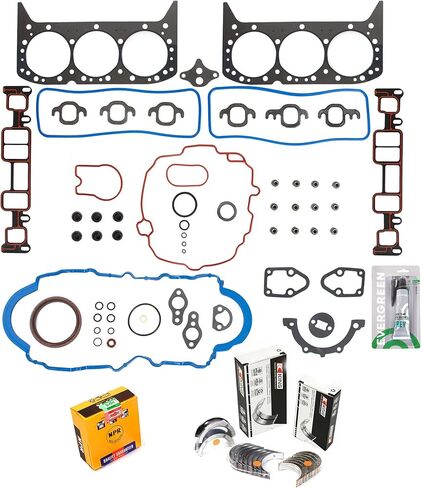 مجموعة إعادة حلقة المحرك Evergreen SA-5494167706-2 تناسب 96-06 شيفروليه جي إم سي 4.3L V6 OHV VIN X، W جديد in Kuwait