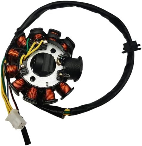 11 القطب/ملفات مغناطيسي الجزء الثابت لاستبدال GY6 125cc 150cc المحرك الصيني دراجات نارية ATV رباعية 4 ويلر الذهاب كارت in Kuwait