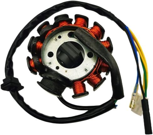 11 القطب/ملفات مغناطيسي الجزء الثابت لاستبدال GY6 125cc 150cc المحرك الصيني دراجات نارية ATV رباعية 4 ويلر الذهاب كارت in Kuwait