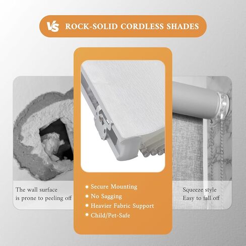 Cordless Light Filtering Roman Shades for Indoor Windows, Bedroom, Nursery, Home, Office, Room Darkening, Thermal Insulated & UV Protection, Easy Install in Saudi Arabia