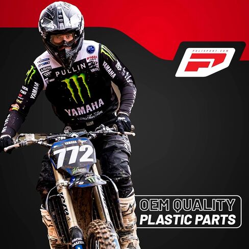 واقيات شوكة Polisport لـ Yamaha YZ450F (2010-2022)، YZ250F (2010-2023)، YZ125/250 (2015-2024) أزرق - بديل متين للطرق الوعرة in Kuwait