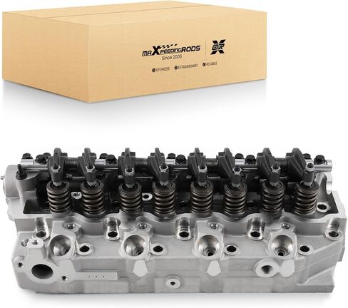 رأس اسطوانة مجمعة من الألومنيوم لمحرك الديزل maxpeedingrods 4D56/T لسيارة Mitsubishi Pajero L200 1988-1995، بديل لـ 22100-42U00 in Kuwait