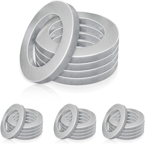 20 PCS M14 Oil Plug Crush Washer, Oil Drain Plug Gasket Washer, Leak Prevention Alloy Crush Washer Seals Rings for Honda/Acura 94109-14000 (Silver) in Saudi Arabia