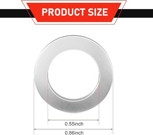 20 PCS M14 Oil Plug Crush Washer, Oil Drain Plug Gasket Washer, Leak Prevention Alloy Crush Washer Seals Rings for Honda/Acura 94109-14000 (Silver) in Saudi Arabia