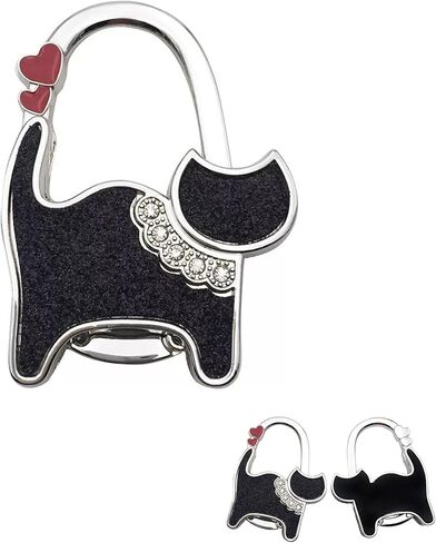 Purse Hooks for Table and Bars,Portable Purse Hanger Organizers Hooks,Foldable Folding Purse Table Hook Hanger(Cat Design) in Saudi Arabia