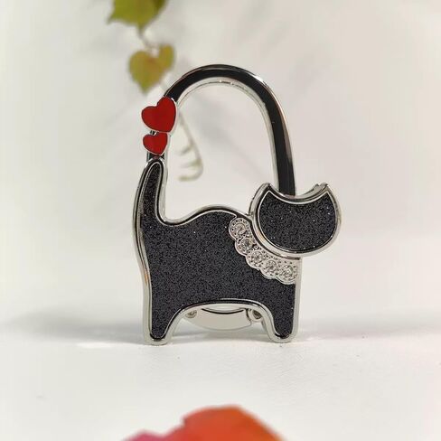 Purse Hooks for Table and Bars,Portable Purse Hanger Organizers Hooks,Foldable Folding Purse Table Hook Hanger(Cat Design) in Saudi Arabia
