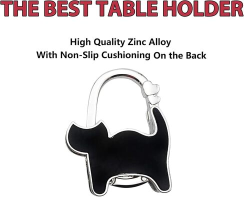 Purse Hooks for Table and Bars,Portable Purse Hanger Organizers Hooks,Foldable Folding Purse Table Hook Hanger(Cat Design) in Saudi Arabia
