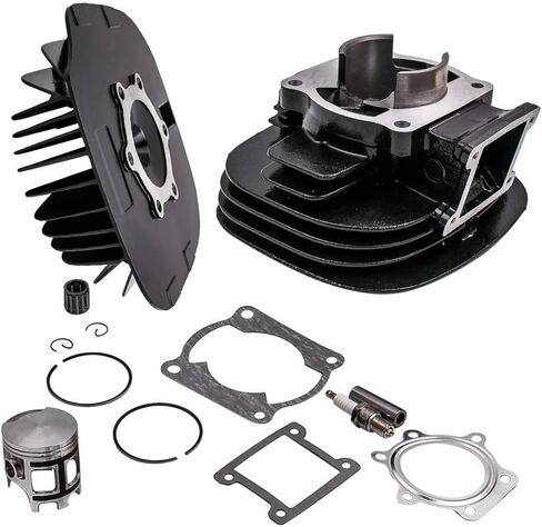 Tuningsworld 66 مللي متر 195cc اسطوانة رئيس المكبس طوقا مجموعة أدوات النهاية لياماها الناسف 200 YFS 200 1988-2006 2XJ-11111-00-00 2XJ-11311-02-00 in Kuwait