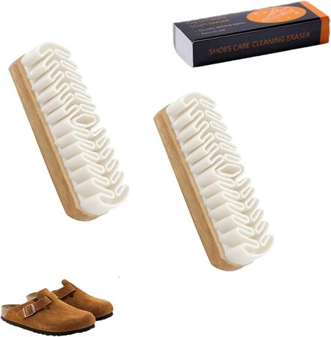 قطعتان من فرش الأحذية المصنوعة من الجلد السويدي مع ممحاة من الجلد السويدي، مجموعة فرش تنظيف من جلد النوبوك للأحذية المصنوعة من الجلد السويدي والأحذية طويلة الرقبة والأحذية الرياضية والسترات والعناية بالجلد in Kuwait